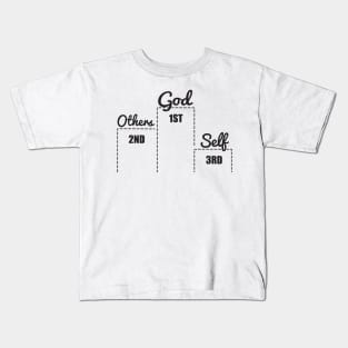 'God First, Others Second' Love For Religion Shirt Kids T-Shirt